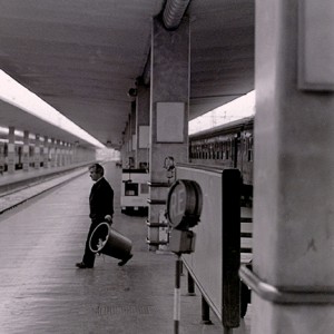 Railway station platform, Florence, Italy 1993