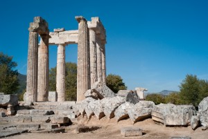 The Temple of Nemean Zeus, Nemea, Argolis, Greece